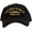 Black, variant on USS Ben Franklin SSBN-640 Embroidered Baseball Cap Navy Blue Adjustable Back Strap