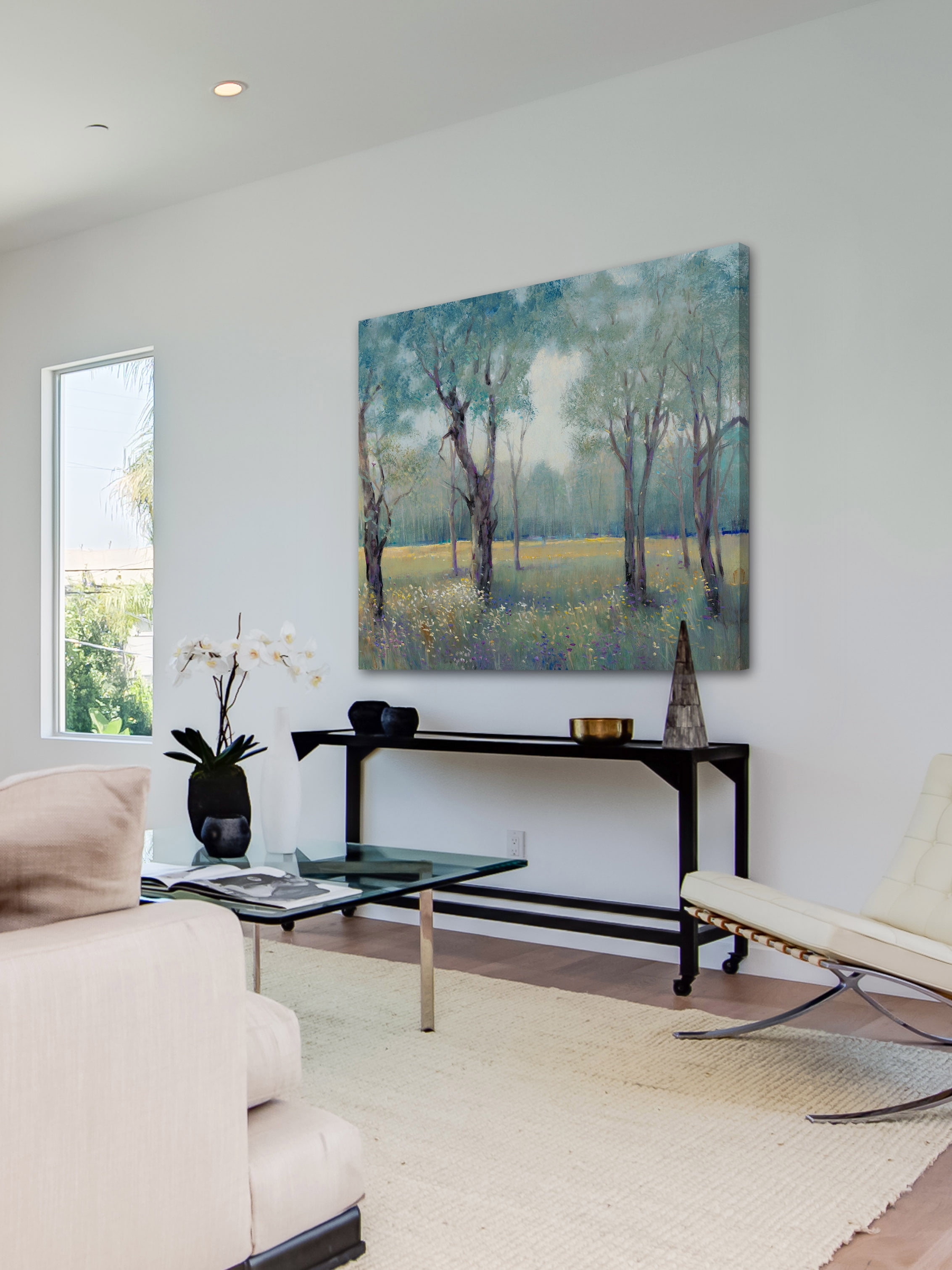 "Morning Mist" Painting Print on Wrapped Canvas