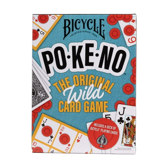 Bicycle Pokeno Playing Card DHF10 Game Pack (Includes 1 Deck, Scorecards, and Chips)