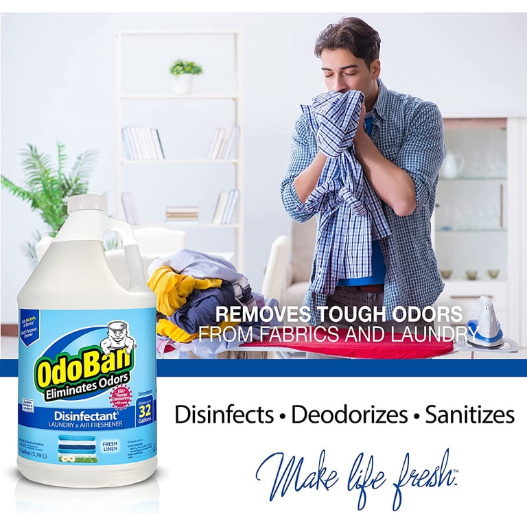 OdoBan Odor Eliminator Concentrate, Fresh Linen, 1 Gal photo 5