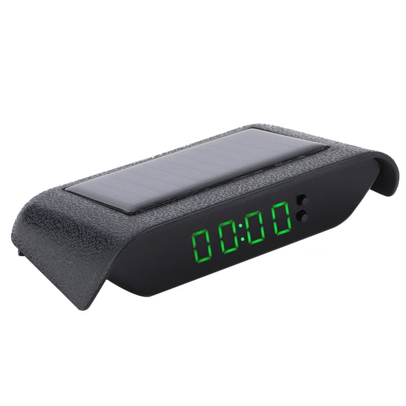 Reloj Digital para Coche con Energía Solar Pantalla LCD Fecha Temperatura y Hora sin Cables para Camión Automático ANGGREK Otros