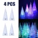 thumbnail image 1 of Árbol de Navidad iluminado con Led, decoración de mesa festiva colorida acrílica, 4 Uds., 1 of 5