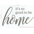 thumbnail image 1 of It's So Good To Be Home Family Wall Sticker Vinyl Lettering Decals Kitchen Home Decor Quote 23x15-Inch Castle Gray, 1 of 4
