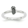 thumbnail image 2 of Sterling Silver Antiqued Flip Flop Ring, 2 of 7