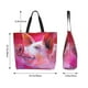 thumbnail image 5 of Disketp Pink Pig Bolsa Tote Estampada para Mujer, Bolso de Hombro y de Mano para Compras y Viajes, 5 of 8