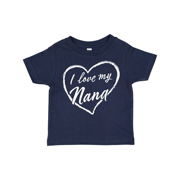 Inktastic I Love My Nana in White Chalk Heart Boys or Girls Toddler T-Shirt