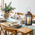 thumbnail image 6 of Light Blue Ocean Waves Round 13 Inch Placemats Set of 4, Summer Beach Coastal Abstract HeatResistant Non Slip Place Mats for Dining Table, Wipeable Braided Kitchen Table Mats for Housewarming, 6 of 9