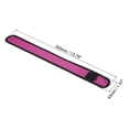 thumbnail image 2 of Uxcell LED Wristband, 2 Pack Light Up Bracelets LED Armbands Wrist Band, Pink, L, 2 of 6