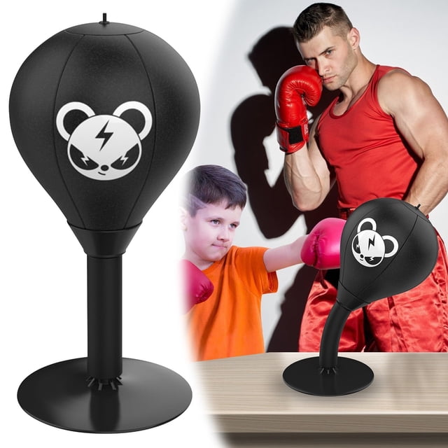 Desktop Punching Bag Reflex Strain And Tension Toys Workout Heavy Duty Funny Gifts Table Desk Boxing Punch Ball For Boxing Exercise