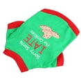 thumbnail image 3 of Camisa navideña para mascotas, diseño de empalme portátil de dos patas, linda ropa para perros para fiestas de cachorros, uso diario, vacaciones, talla XS, 3 of 14