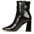 thumbnail image 3 of Sam Edelman Corinne Black Patent Block Heeled Squared Toe Fashion Ankle Boots (Black Patent, 10.5), 3 of 7