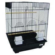JTAOT A5924 3/8" Bar Spacing Flat Top Small Cage, Black, 18" x 18"