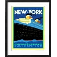 thumbnail image 2 of Art.com Streamliner NY Art Print by Brian James, Black Frame Wall Art, 17" x 21", 2 of 5