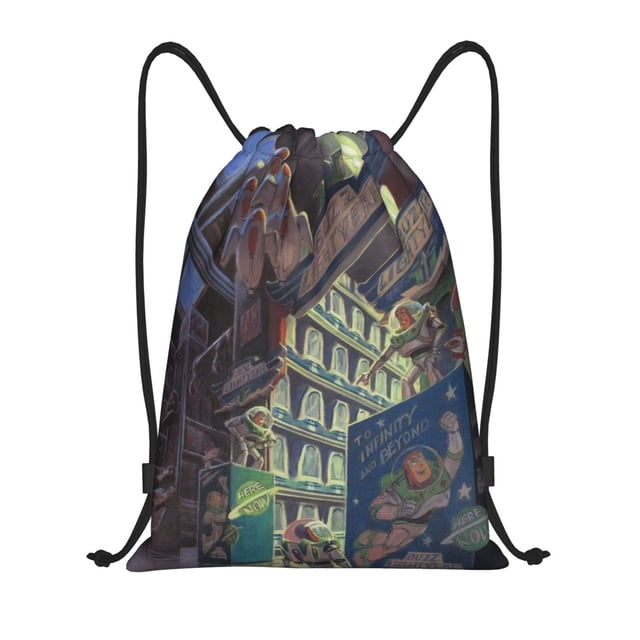Bolsa con cordón clásica de Toy Story, plegable, para deportes, fitness, unisex, para viajes y deportes de playa