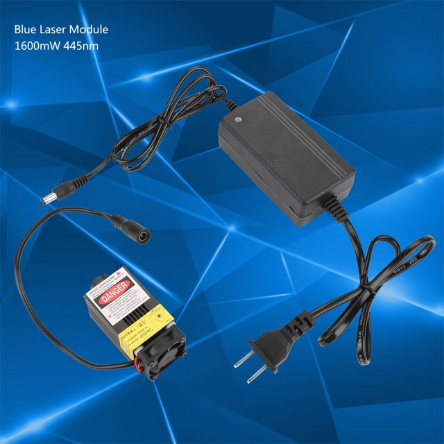 Módulo láser CNC, FA02 1600mW 445nm Módulo láser enfocable W Módulo láser grabador El mejor de su clase
