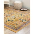 thumbnail image 4 of Traditional Nixa Collection Area Rug 7'10" Round - Brick Red, 4 of 5