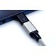 thumbnail image 2 of Cable de datos OTG de Android, convertidor tipo cabezal de conversión, Micro USB a USB-C, blanco y negro, 6 uds., 2 of 5