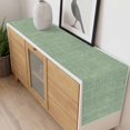 thumbnail image 3 of Vintage Sage Green Cotton Linen Rectangle Table Runners 13"x36", Modern Art Farmhouse Solid Color Coffee Table Runner Dresser Scarves Luxury Table Runners for Wedding Party Banquet Dinner Decor, 3 of 8