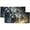 Pattern-1, variant on Wolf Kitchen Curtain Valances Wildlife Animal Foggy Forest Pine Trees Woodland Thermal Insulated Room Darkening Curtain for Dinning Room 54 by 18 in, 1 Panel