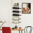 thumbnail image 6 of Sorbus Wall-Mounted Towel Rack - 5-Tier Metal with Wooden Shelf - Easy Installation, 6 of 10