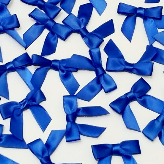 Mini Royal Satin Bows - 1 1/4 in. x 1 1/4in. - 50 Pack