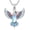 Hummingbird, variant on Animals Moonstone Pendant Necklaces, 925 Sterling Silver Owl/Dragon/Hummingbird/Phoenix/Butterfly Necklace for Women, Moonstone Jewelry Gift for Mother Wife Lover, Birthday Christmas Anniversa