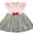 Gray pink, variant on WIBACKER 1-6Y Girls Snow Princess Costumes Dresses with Cape Kids Fancy Dress Up for Halloween Party Cosplay Christmas - 1PCS