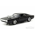 thumbnail image 2 of 1970 Dom's Dodge Charger With Engine Blower, Black -  Jada Toys Fast & Furious 97042 - 1/32 scale Diecast Model Toy Car, 2 of 5