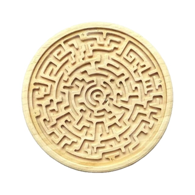 Ronda de juego de mesa de madera Laberinto para la Educación y el niño pequeño tablero de actividades Brain Teaser Puzzle Juego con Adultos Adolescentes Niños y Niñas