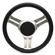 Isotta Boat Steering Wheel 040-0821 | Vertice Black / Silver