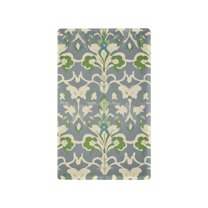 Yayeee Blank Wall Plate Cover 1-Gang 4.5"x2.7" Home Unused Decorative Outlet, Beige Floral