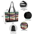 thumbnail image 2 of FORMRS Laptop Tote Bag for Women with 15.6" Computer Compartments Handbag, Artistic Desert Waves, 2 of 7