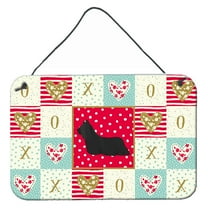 Carolines Treasures CK5954DS812 Skye Terrier Love Wall or Door Hanging Prints 8x12 multicolor