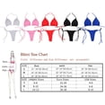 thumbnail image 3 of Mujeres sexy Bikini Vendaje Traje de baño de verano Fiestas en la piscina Ropa de playa (negro M), 3 of 8