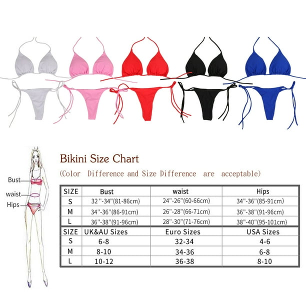 Conjuntos De Biquini Bikini de mujer sexy Vendaje Traje de baño de verano Fiestas en la piscina Ropa de playa (blanco M) Ndcxsfigh Para Estrenar