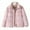 Pink, variant on Jinhomg Women's Winter Quilted Jacket Thermal Cozy Long Sleeve Full-Zip Puffer Coat Casual Solid Outerwear with Pockets Summer Saving Pink L