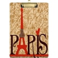 thumbnail image 1 of FMSHPON Paris Clipboard Hardboard Wood Nursing Clip Board and Pull for Standard A4 Letter 13x9 inches, 1 of 8