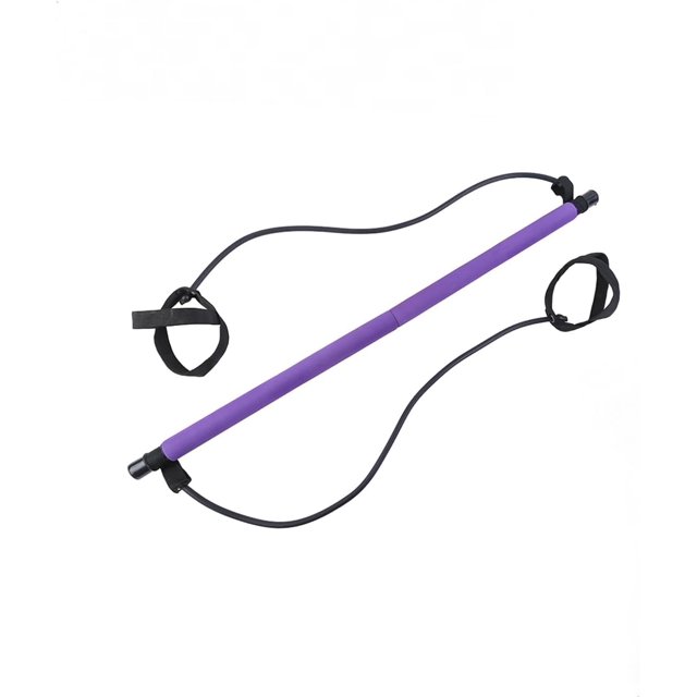 Barre de Fusion Pilates Extensible, Barre de Fusion Pilates Extensible, Barre de Fusion Pilates Multifonctionnelle, Barre de Fusion Pilates Extensible Multifonctionnelle pour Maison-Violet