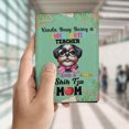 thumbnail image 4 of Kinda Busy Being Kindergarten Teacher and Shih Tzu Mom Travel Passport Wallet Lion Dog Lover Gifts PU Leather Passport Holder Cover - 02005, 4 of 5