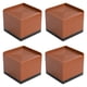 thumbnail image 2 of 4 piezas de almohadillas elevadoras para muebles, portátiles, simples, antideslizantes, ligeras, extensores de patas para muebles, bloques elevadores Marrón 75cm, 2 of 9