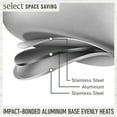 thumbnail image 4 of Calphalon Select 10pc Space Saving Stackable Stainless Steel Cookware Set, 4 of 8