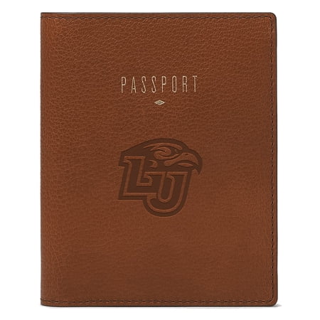 Fossil Brown Liberty Flames Travel RFID Passport Case