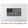 thumbnail image 4 of UR Impressions Blk 7.5in United We Stand American Flag Decal - Black, 4 of 5