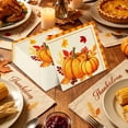 thumbnail image 5 of WWC 24 Pcs Fall Tableware Set, Pumpkin Disposable Paper Napkins, Thanksgiving Decor for Party Gatherings Supplies, 5 of 6