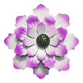 thumbnail image 1 of Decoración de flores Esculturas rústicas contemporáneas Escultura de pared Flores colgantes moradas, 1 of 5