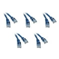 thumbnail image 1 of C&E 5 Pack, Blue Ethernet Patch Cable, Snagless Molded Boot, 1 Foot, CNE536811, 1 of 1
