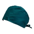 thumbnail image 3 of Gorro exfoliante, gorro de enfermera, accesorios de uniforme, gorro de enfermería lavable con lazo en la espalda, gorro de trabajo para ar a los Verde oscuro Fernando Gorros Médicos, 3 of 8