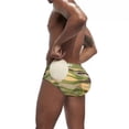 thumbnail image 2 of 【Hip artifact】 Men's high-elastic breathable camouflage nylon mesh briefs 2pcs, 2 of 9