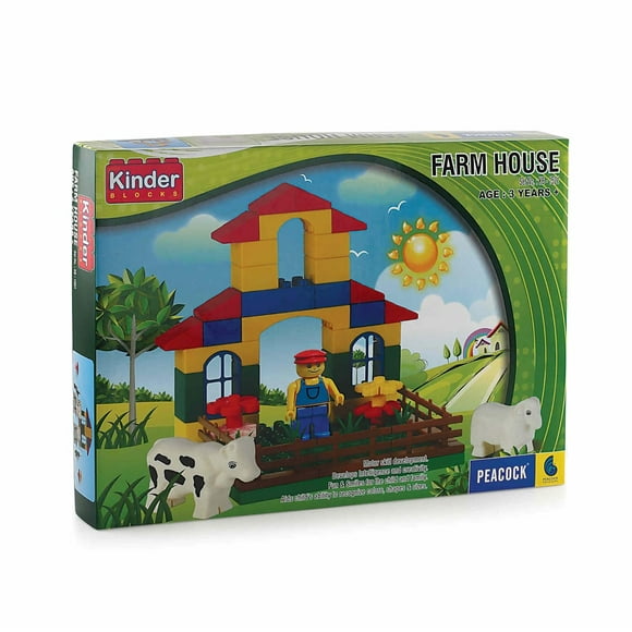 PEACOCK Jouets et Jeux Blocs de Construction Multicolores pour Enfants