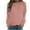 Rose Gold, variant on Honeeladyy Fashion Women's Casual Long Sleeve Round Neck Solid Ladies Sweatshirt Tops Blouse